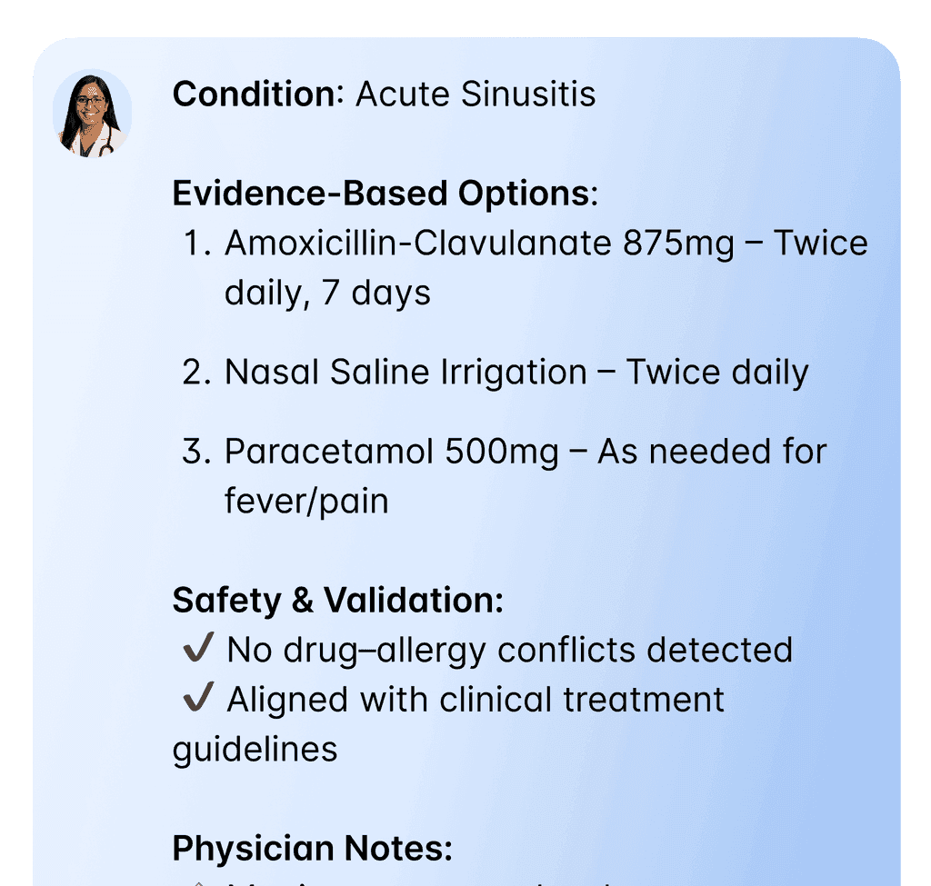 Recommend Treatments