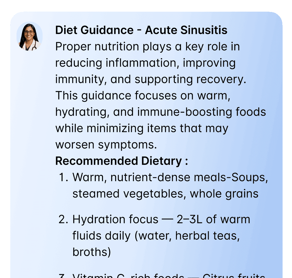 Diet Guidance
